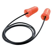 Uvex com4-fit Štople do uší - zátky so šnúrkou, svetlooranžový 10 párov