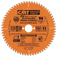 CMT ITK Plus Ultra tenký kotúč na lamino, plast a neželezné kovy - D140x1,8 d20 Z48 HW