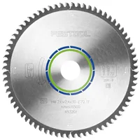 Festool Pílový kotúč do kotúčovej píly HW 210x2,4x30 TF72 ALUMINIUM/PLASTICS