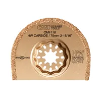 CMT Starlock Pílový list s tvrdokovovými zrnami CARBIDE, na tehlu a betón - 75 mm