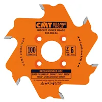 CMT Industrial Kotúč lamelovací pre lamelové spoje - D100x3,96 d22 Z6 HW striedavý zub
