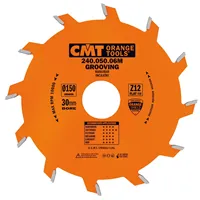 CMT Industrial Drážkovací kotúč - D150x2 d30 Z12 HW