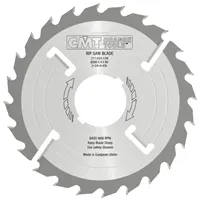 CMT Industrial Rozmietací kotúč s vyhadzovacím zubom, zosilnený - D300x4 d30 Z24+4 MEC HW