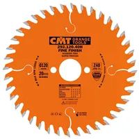 CMT Industrial Pílový kotúč pre elektronáradie, finálny rez - D120x1,8/1,2 d20 Z40 HW