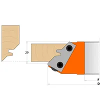 CMT Nôž pre C694011 - pár žiletiek 43x23x2mm