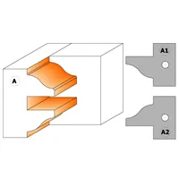 CMT Nôž pre C694015 - pár žiletiek A1 25x29,8x2mm