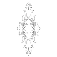 CMT Šablóna na ornamenty na kuchynské dvierka KLASIK 440x185mm