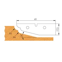 IGM Profilový nôž C 60x17,5x2mm pre F632-182