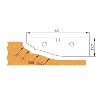 IGM Profilový nôž D 60x17,7x2mm pre F632-182