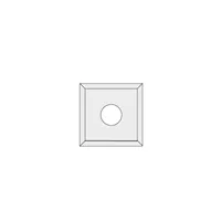 IGM N012 Žiletka tvrdokovová Z4 - 10,5x10,5x1,5 LaminoMDF