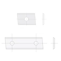 IGM N014 Žiletka tvrdokovová Z2 skosená - 30x12x1,5 UNI P