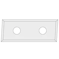 IGM N017 Žiletka tvrdokovová Z4 skosená 3° - 28,3x12x1,5 LH UNI