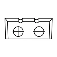 IGM Žiletka - 22,8x7x1,5 dve drážky